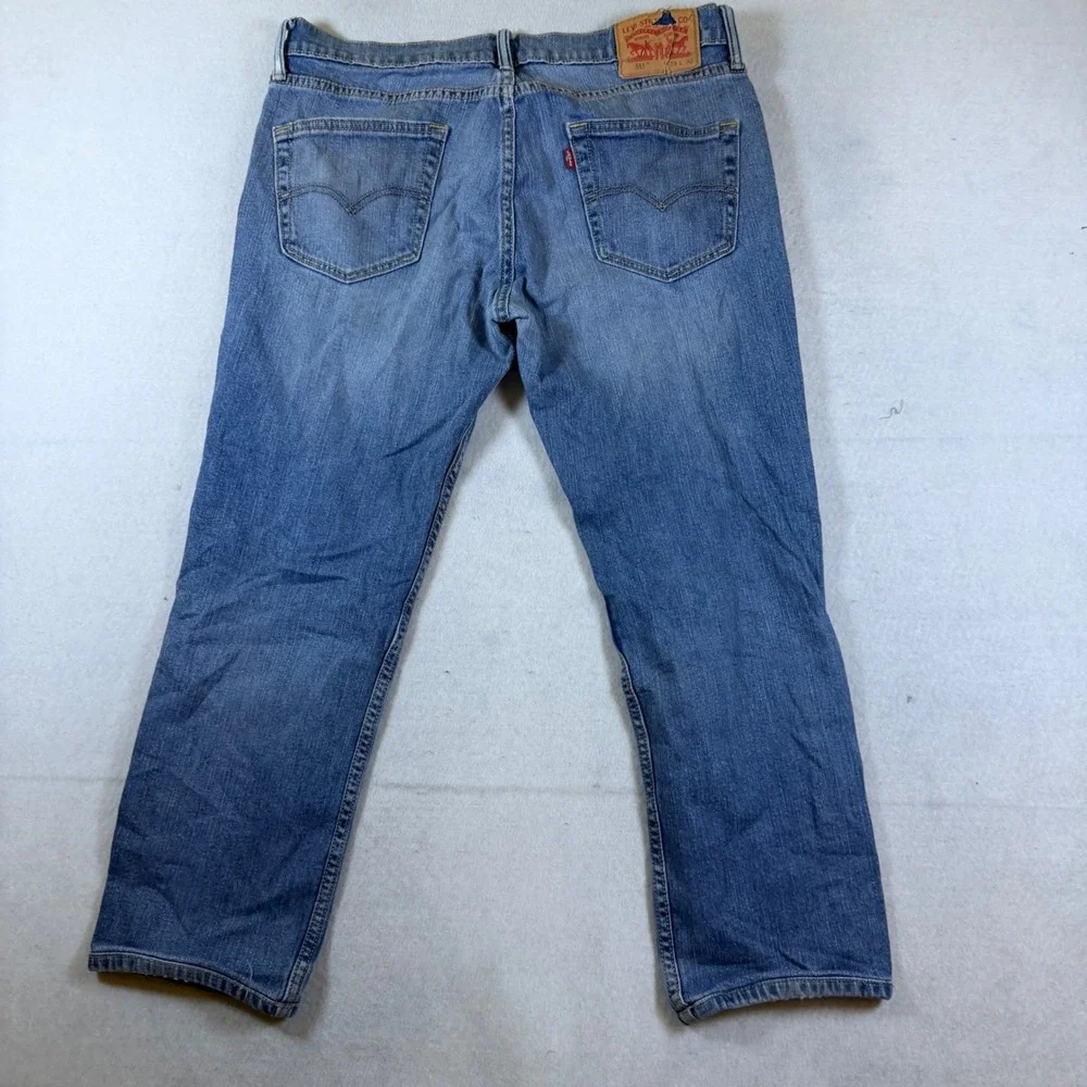 Levis 511 Slim Fit Jeans Mens 33x30 Medium Wash Blue Denim Pants 04511-xxxx